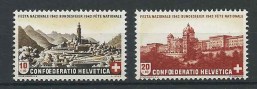 Switzerland_1943_no_420_421