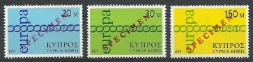 cyprus-1971-cept-181-183-specimen